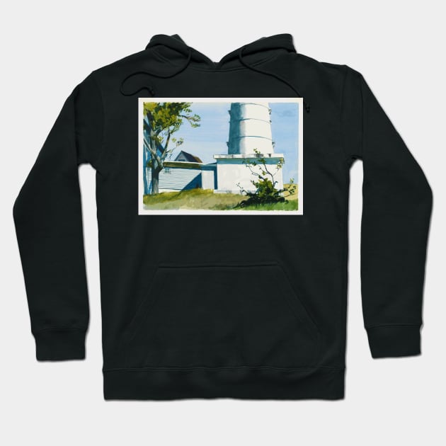 High Resolution Edward Hopper Light At Two Lights 2 1927 Hoodie by tiokvadrat